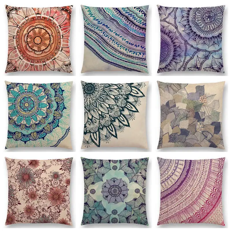 Чехол для диванной подушки с милыми цветами и надписью Hope|sofa pillow case|cushion coverprinted