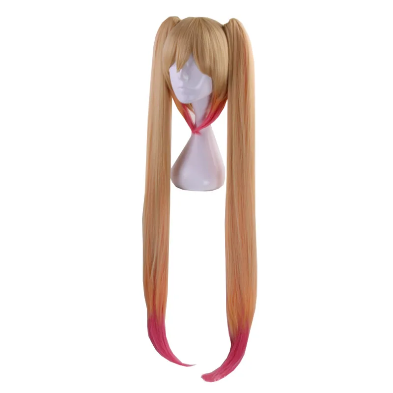 Coshome Kobayashi san Chi косплей парик с драконом тохру Длинный розовый длинный хвост