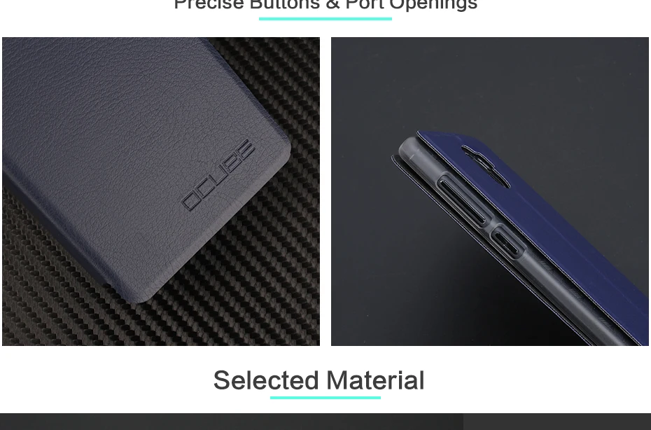 Роскошный чехол ocube Leagoo Kiicaa MIX, Специальный защитный флип-чехол из искусственной кожи, чехол для мобильного телефона Leagoo Kiicaa MIX 5,5"