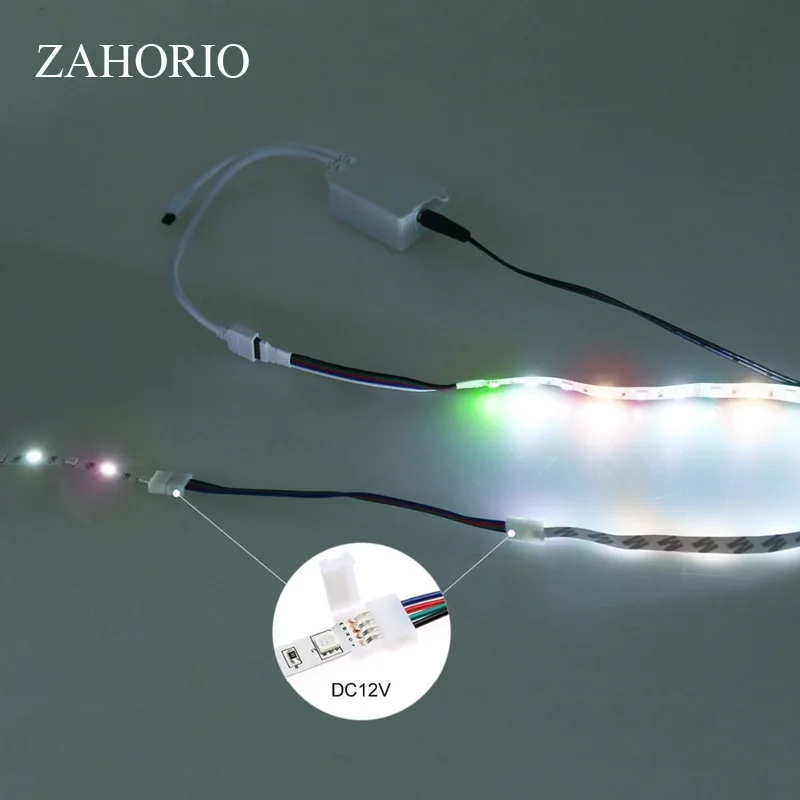 RGB Разъем для светодиодной ленты 2pin 8 мм 4pin 10 Бесплатная Сварка Быстрый сплиттер
