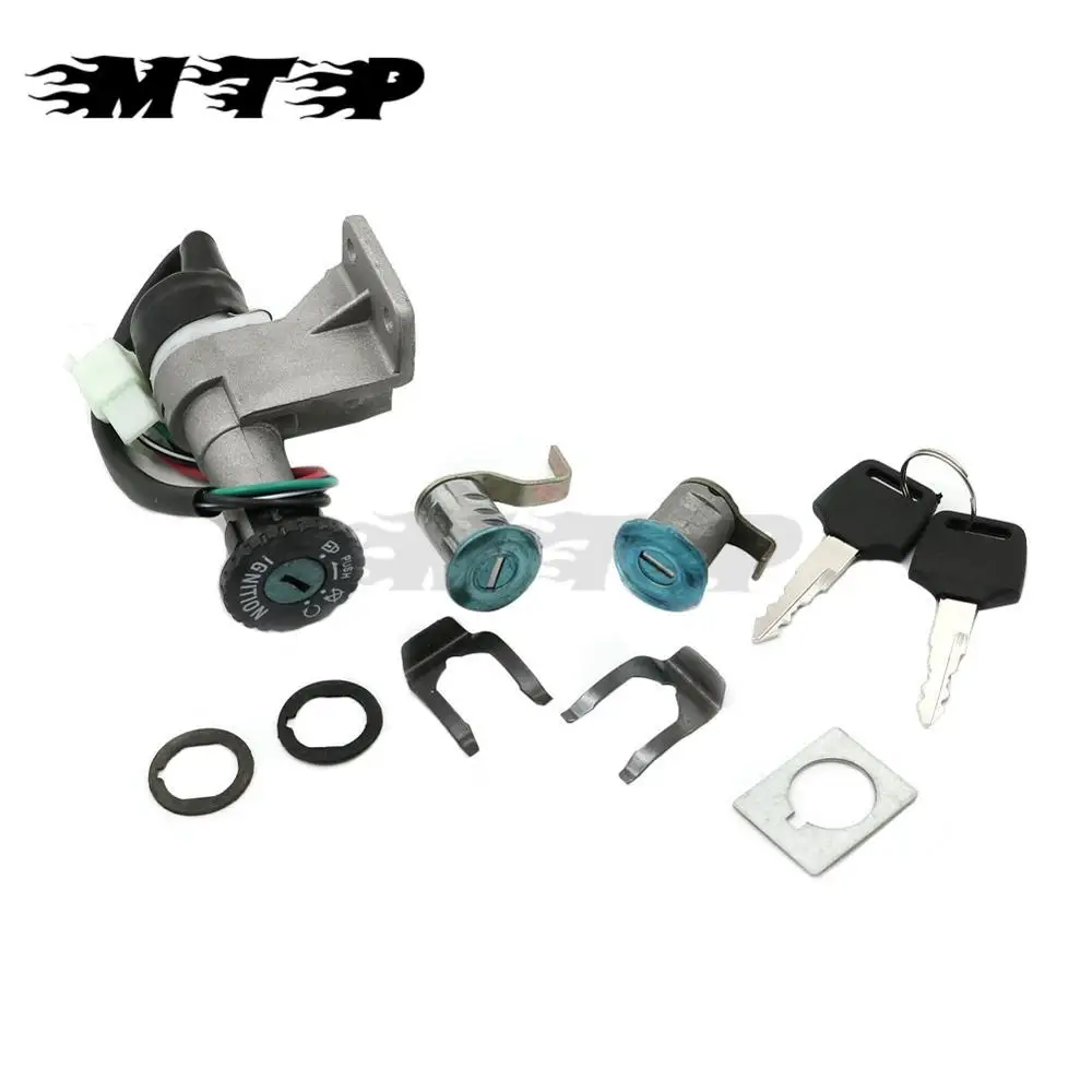 Переключатель зажигания набор инструментов с 2 кнопками для 50cc 150cc GY6 китайский