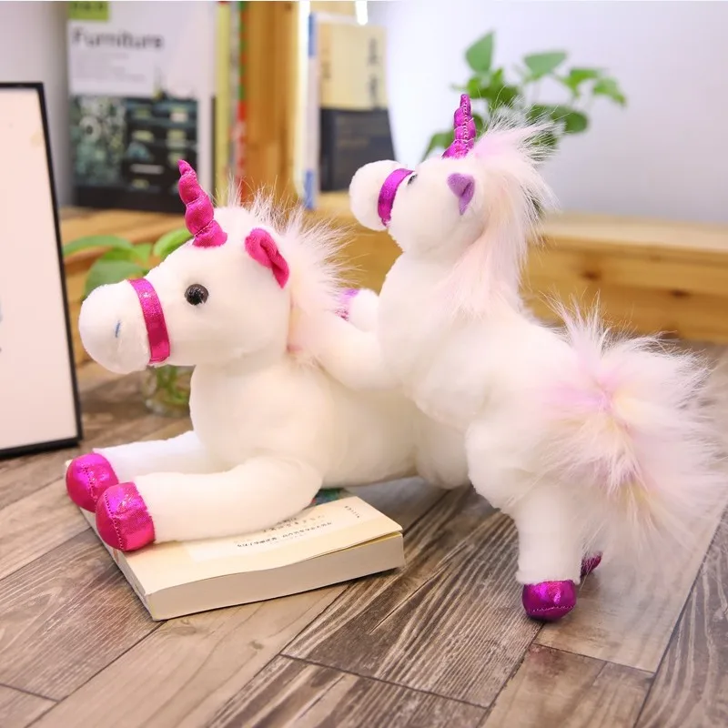 

Мягкий Единорог Мягкие животные плюшевые игрушки Единорог животное лошадь Высокое качество мультфильм подарок для детей