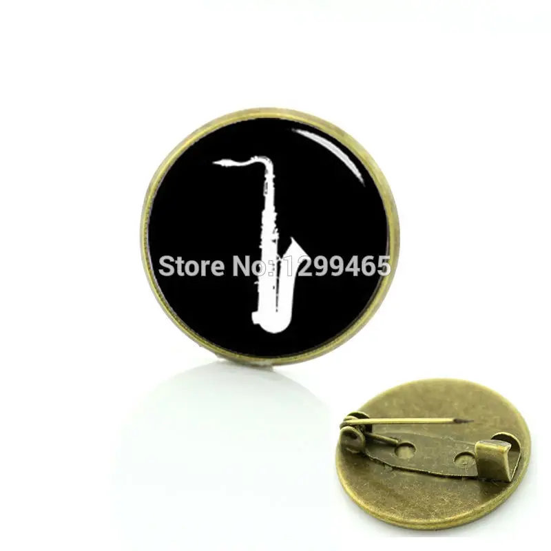 

Broche Brooches For Novelty Musical Instrument Brooches Limited Romantic Musician Accessories Pin Formal Saxophone Badge T502