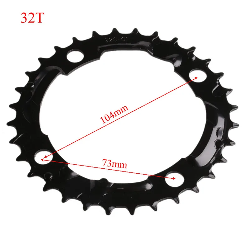 MTB велосипед кольцо цепи велосипеда цепь 22 T/32 T/42 T/44 T для SHIMANO шатуны велосипед шатуны - Цвет: 32T
