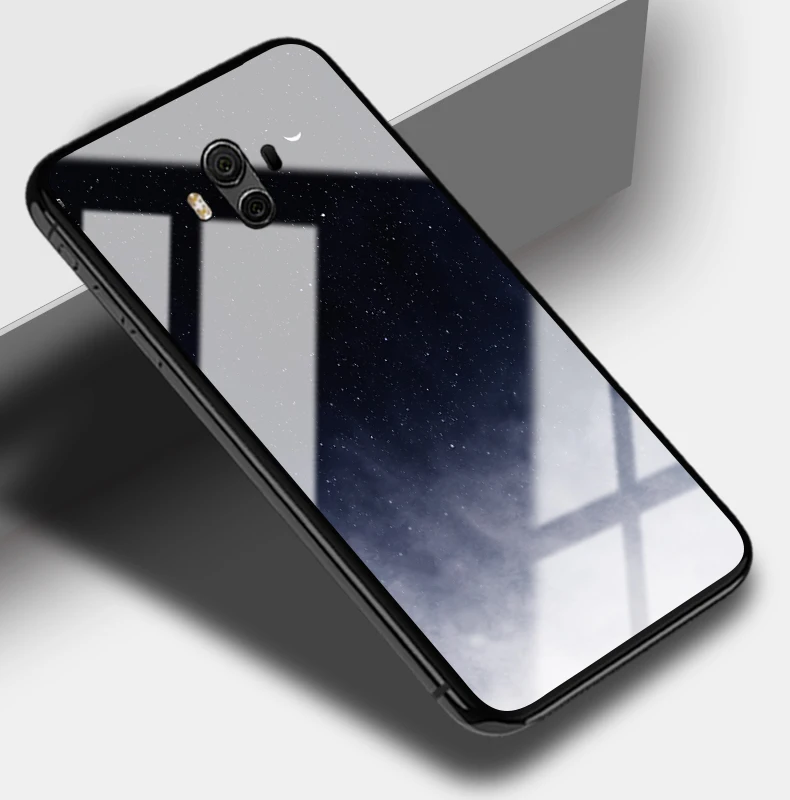 xkheihui Чехол из закаленного стекла и звездного неба для huawei Nova 3 3i 4 Y9 P10 P30 P20 P9 Plus mate 20X9 10 20 Lite Pro P Smart чехол - Цвет: xkheihui