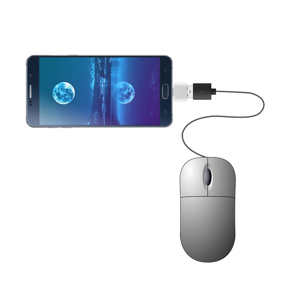 Powstro USB 2 0 Type C адаптер микро Конвертер прямой Android телефон смарт планшеты Передача