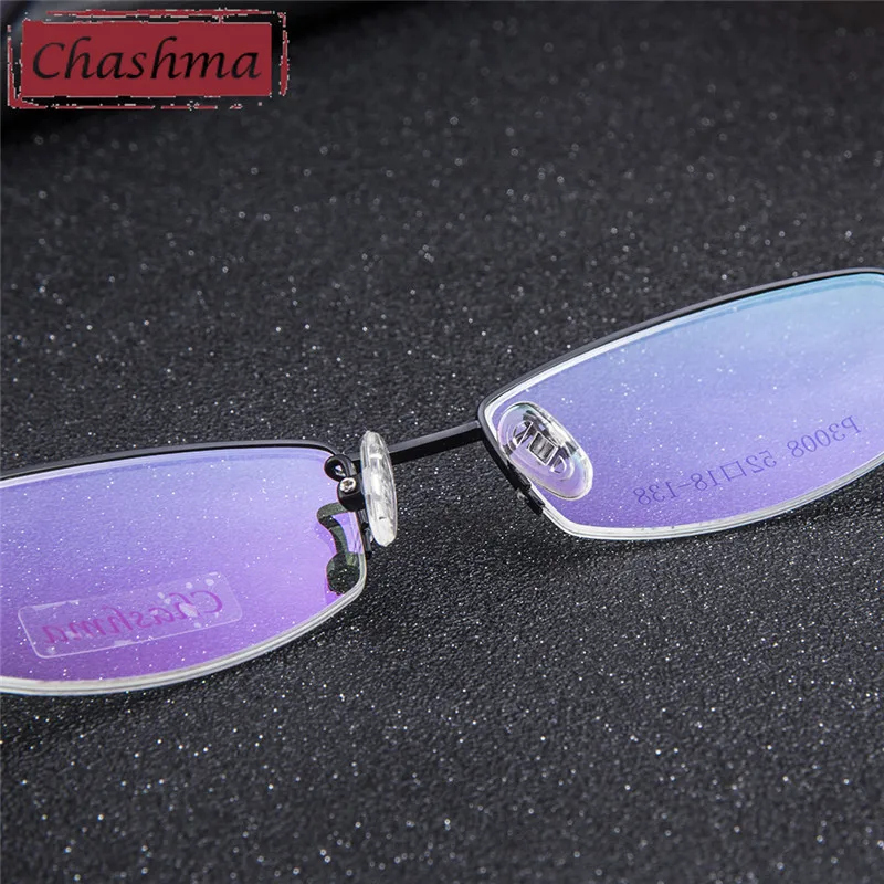 Мужские и женские очки Chashma высококачественные в полуоправе с IP покрытием не