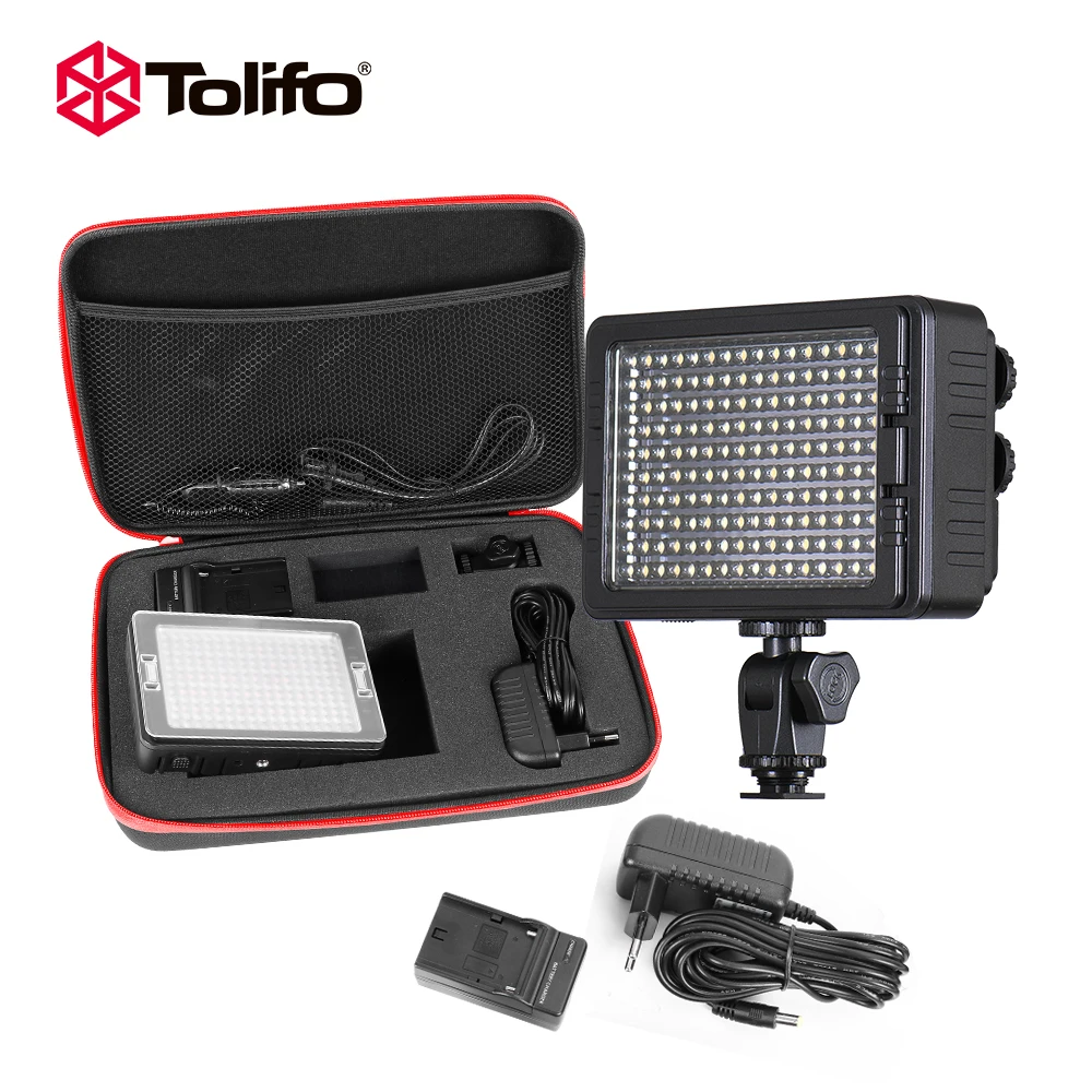 Комплект Tolifo PT160b 160 светодиодный осветительный комплект для видеокамеры