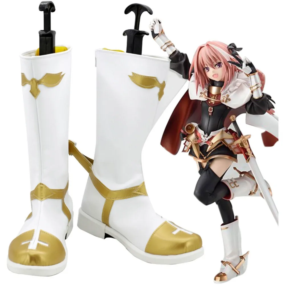 Fate Apocrypha Astolfo Cosplay Boots Halloween Christmas Carnival Shoes European Size