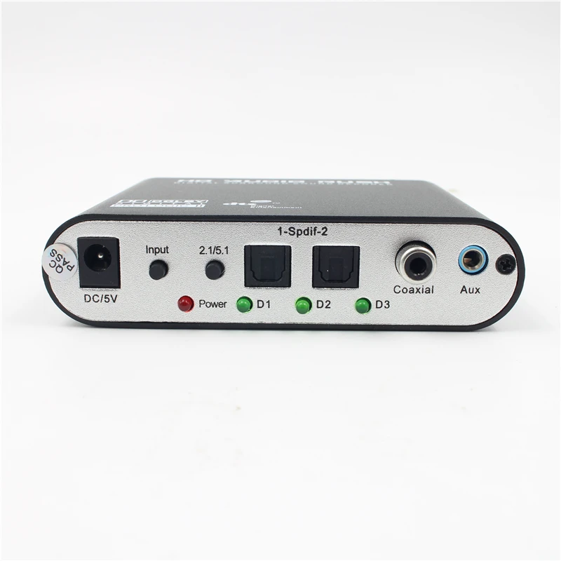Цифровой аудио декодер 5 1/2 1 канала SPDIF коаксиальный к RCA DTS AC3 цифровой усилитель