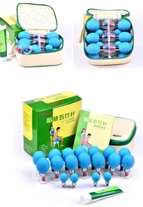 Вакуумная присоска для акупрессуры Haci, 18 дюймов, для дома, для акупрессуры, TCM, Набор банок для иглоукалывания и прижигания, медицинский уход