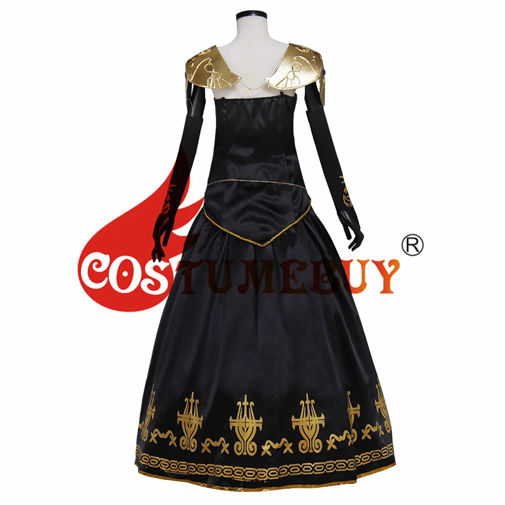 CostumeBuy игры «Легенда Зельды темно платье принцессы костюм Зельды на косплей костюм для взрослых платье принцессы на Хэллоуин Детский праздничный Карнавальный Костюм Платье L920