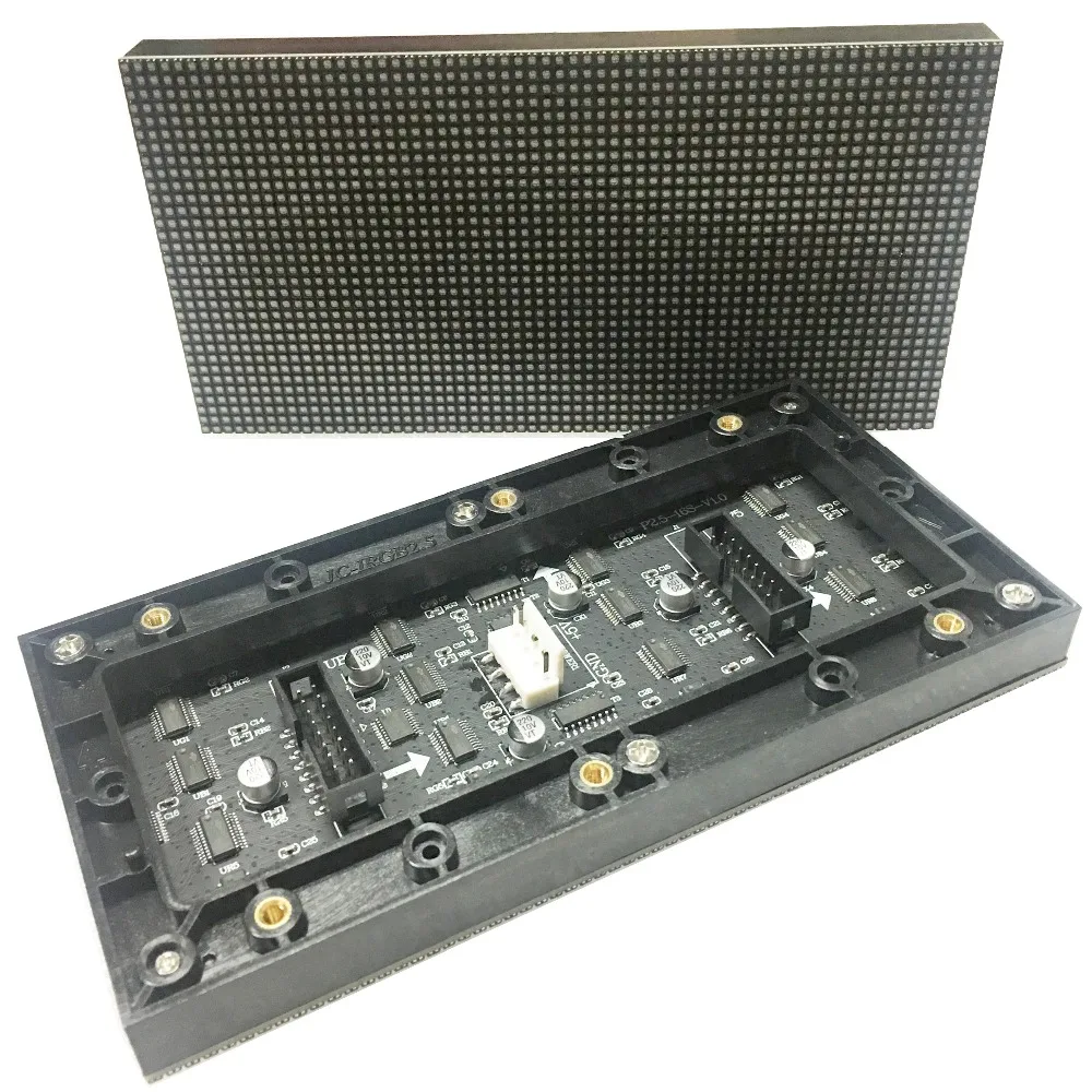 Ali express p2.5 модуль светодиодной матрицы высокая яркость полноцветный rgb diy светодиодный знак компоненты модуль