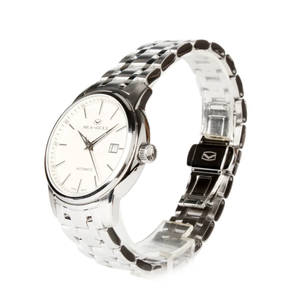 Мужские автоматические наручные часы Seagull Дизайнерская серия 3 стрелки дата