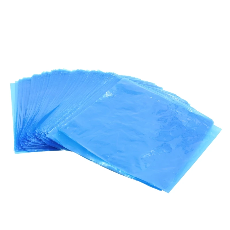 

200pcs Disposable Tattoo Gun Machine Sleeve Cover Bag Blue Plasic Machine Bag For Tattoo Machine Supply Free Shipping