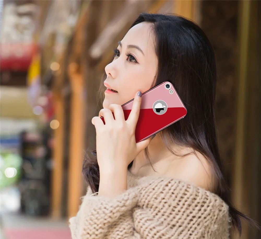 Олаф закаленное Стекло чехол для iphone X 8 6 S плюс роскошный защитный 7 5S крышка