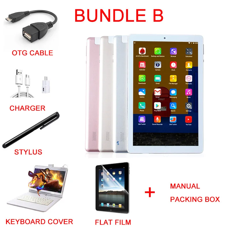 FENGXIANG 10,8 дюймов планшеты для Android7.0 Octa Core 3g/4G LTE PC 1920* 4G разрешение Мощность Dual Card 6 1280 B - Комплект: Комплект 2
