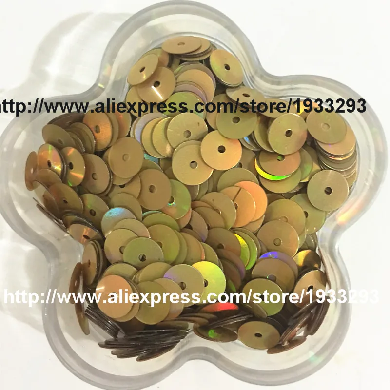 1500pcs/lot 8mm Round Shape Loose sequins Rainbow Color Paillette Sewing Wedding Craft Good Quality Kids DIY Sequins | Дом и сад