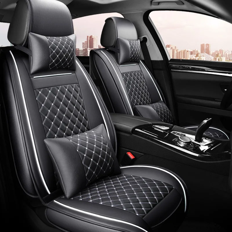 Универсальный искусственная кожа сиденья авто чехлы сидений для volvo s40 s60 s80 v40 v50 v60