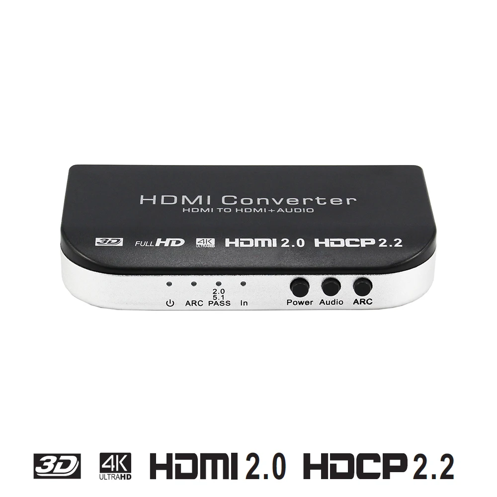 HDMI-совместимый конвертер 2 0 экстрактор HD в и оптический TOSLINK SPDIF + 3 5 мм стерео