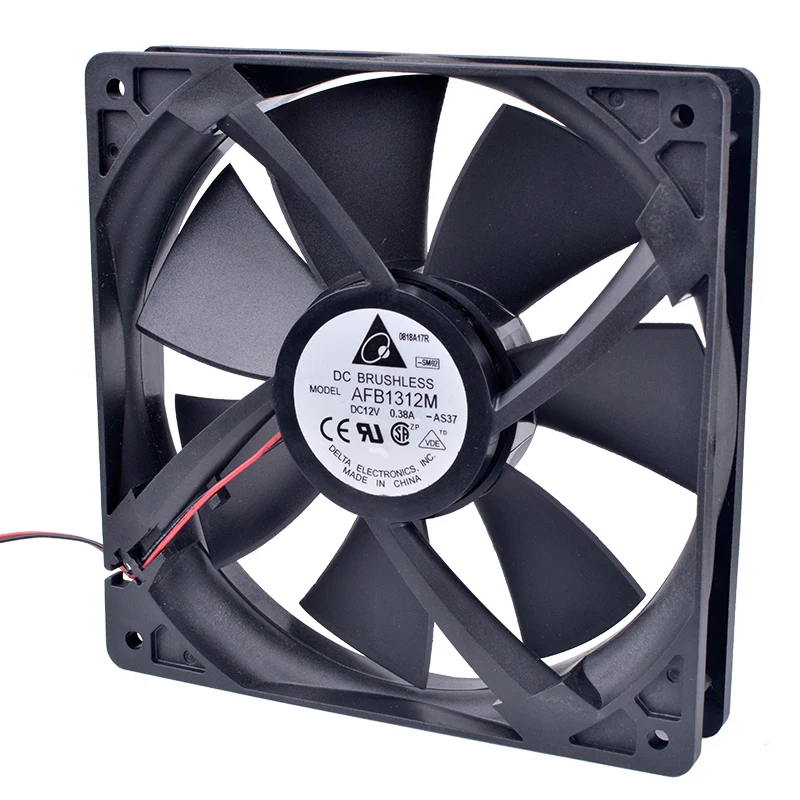AFB1312M 12V 0.38A 13525 13 5 CM Вентилятор охлаждения с двойным шарикоподшипником |