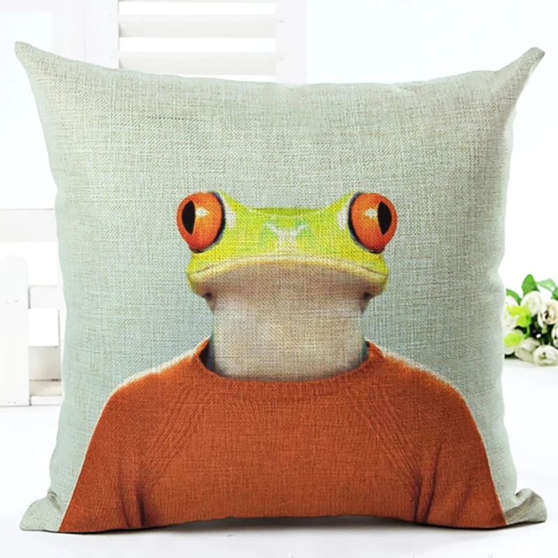 2016 креативная Модная стильная одежда домашний декор с животными наволочка для