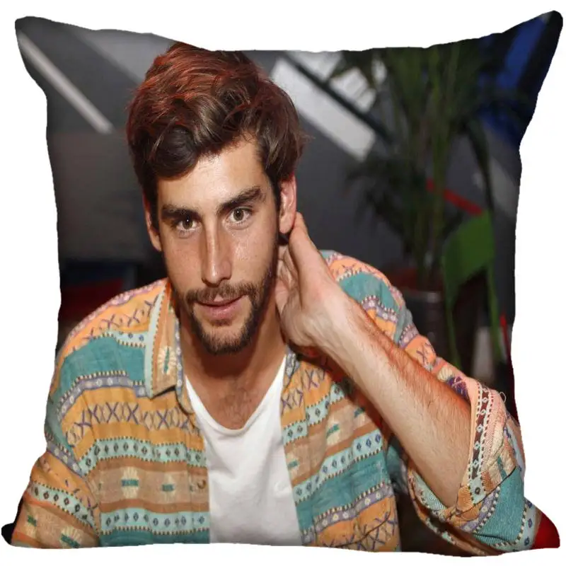 Новое поступление квадратные атласные наволочки Alvaro Soler с принтом Наволочки на