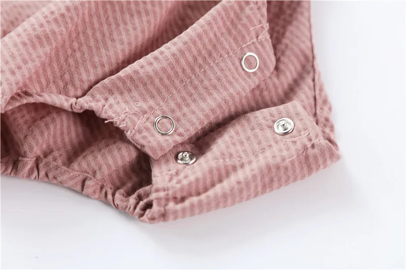 Для маленьких девочек боди для новорожденных малышей Летний комбинезон один