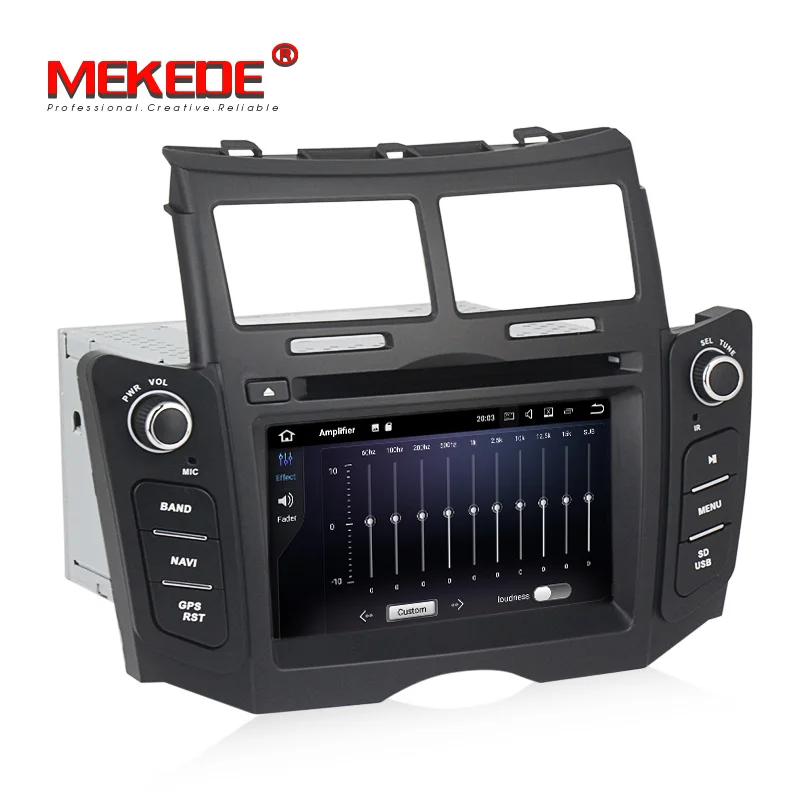PX30 Android 9,0 2G+ 16G rom автомобильный dvd-плеер Радио стерео для toyota Yaris 2005-2011 с wifi BT 3g DAB+ gps