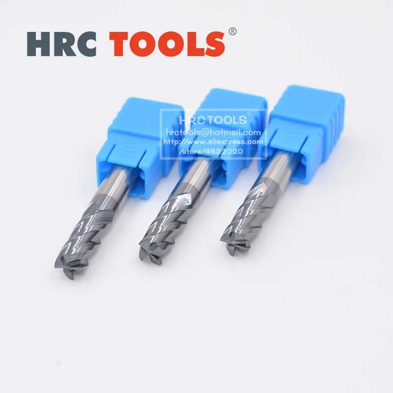 

B3-d2x6Hx4Dx50L 1 шт. вольфрамовый Карбид HRC 45 4-канавка торцевые фрезы резка CNC фрезы металлические инструменты