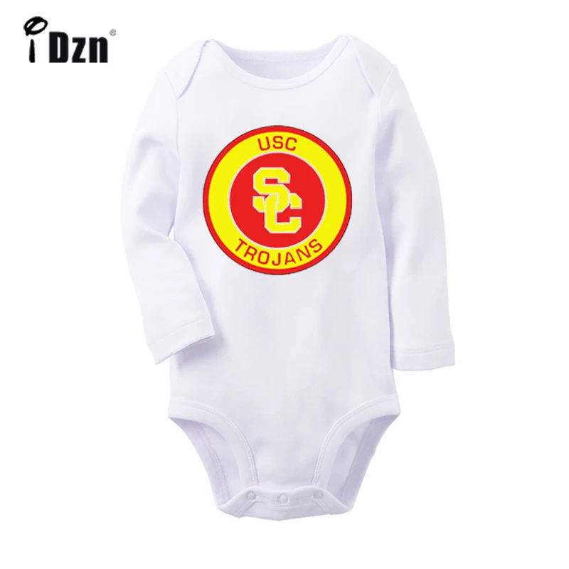 JaBaby705WC Время приключений с Финном и Джейком XO NCAA USC троянс дизайн для новорожденных боди для малышей с длинными рукавами Onsies комбинезон одежда - Цвет: JaBaby705WC