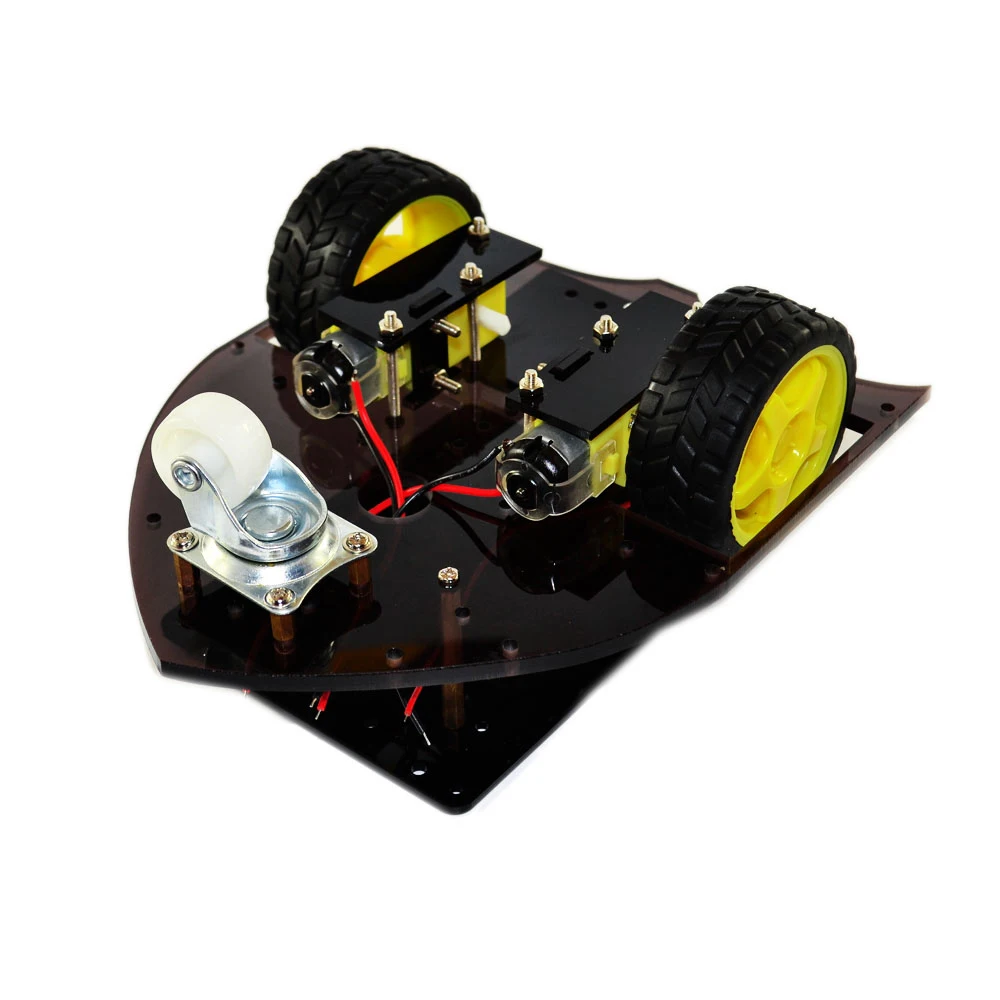 2wd умный автомобильный шасси для Arduino самодельный робот акриловый вертел два TT