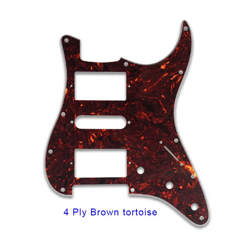 Качественная электрическая гитара Pickguard с 11 отверстиями, пластина с царапинами HSH PAF, катушка хамбакера для США \ Мехико Fd, гитара Stratocaster, запчасти