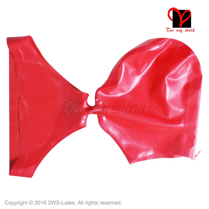 

Flesh Sexy Transparent Latex Briefs Hoods pants Masks Rubber underwear short Gummi Underpants knickers bottoms plus size KZ-046