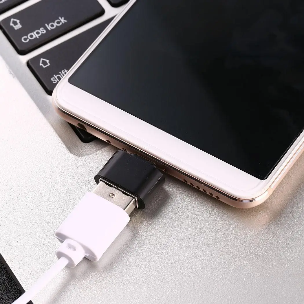OTG адаптер для общего Android мобильного белого черного телефона внутри открытый