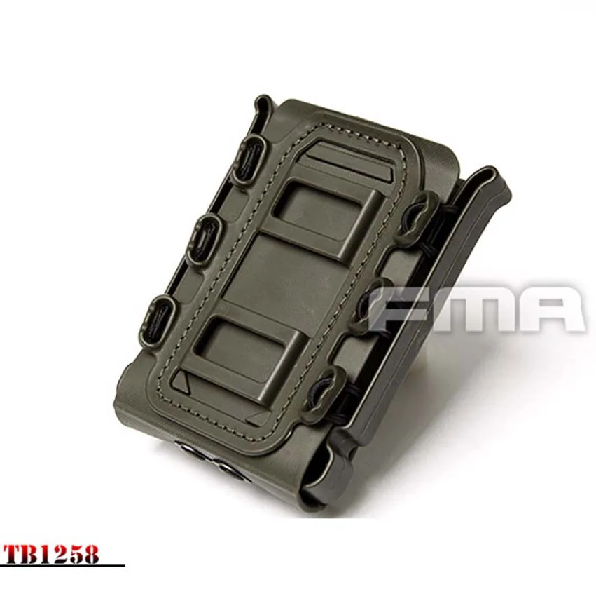 

New FMA Outdoor Tactical Soft Shell Scorpion Mag 7.62 Magazine Pouch Carrier BK/DE/FG TB1258