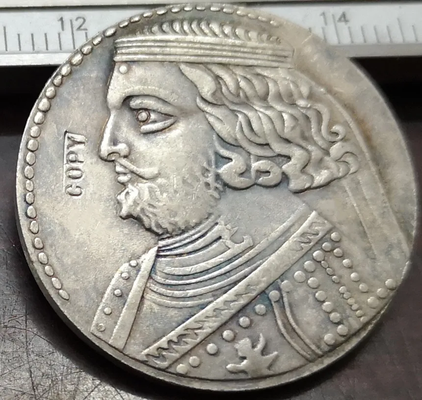 Монета из серебра tetrakrachm греческое Королевство партия ороды II (57 38 BC)|kingdom| |