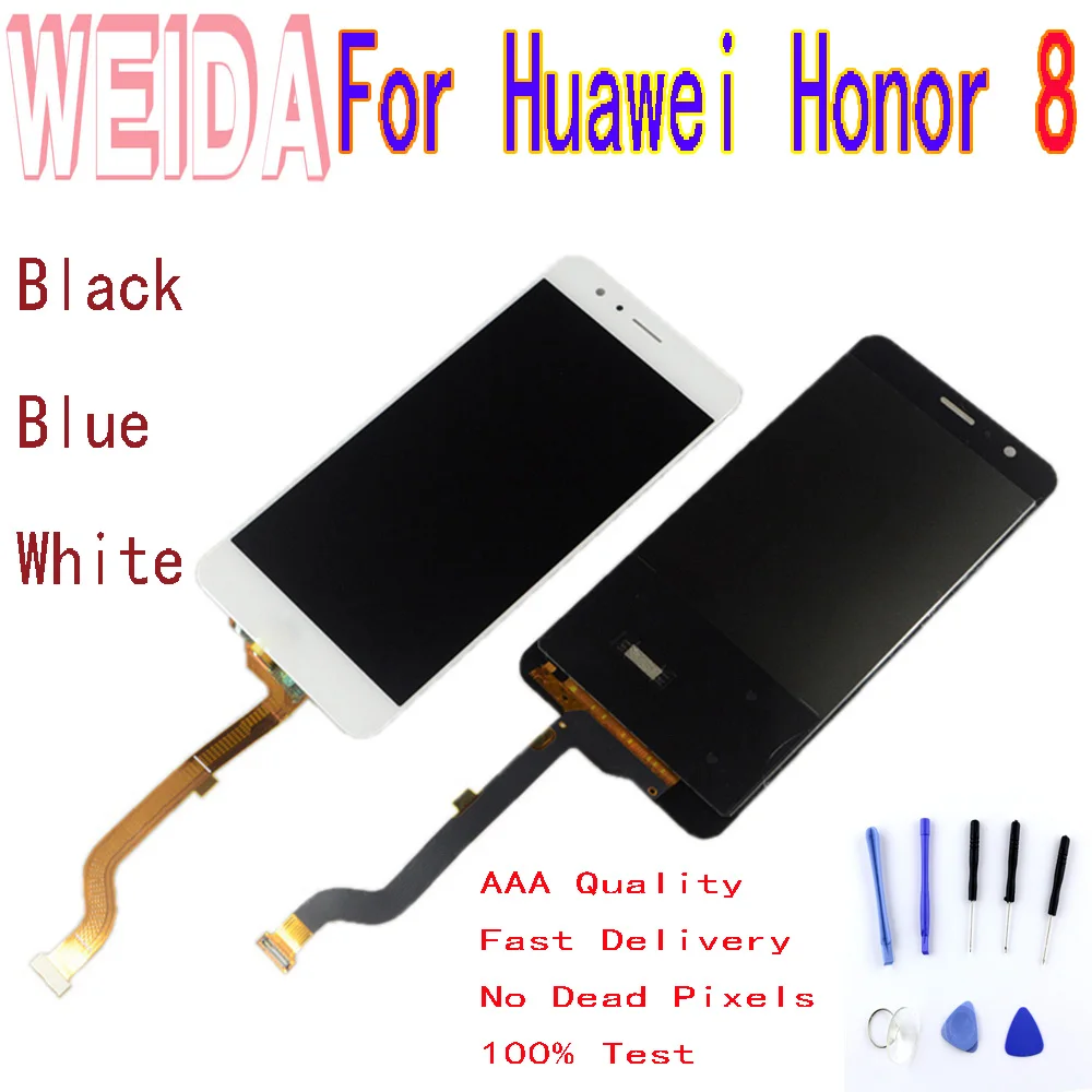 ЖК дисплей для Huawei Honor 8 с сенсорным экраном и дигитайзером в сборе 5 2 дюйма