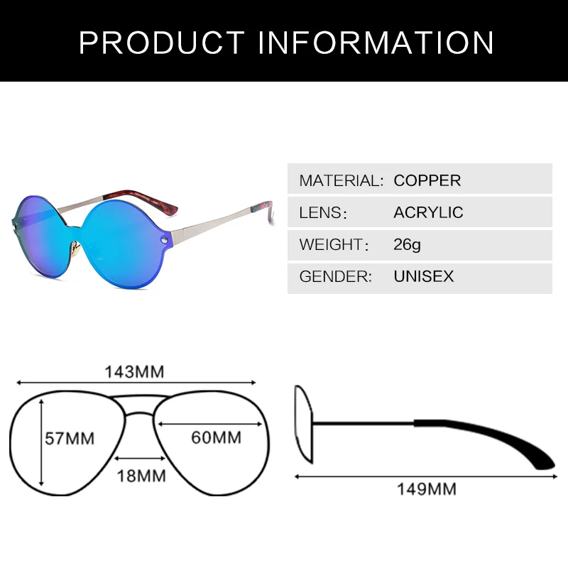 Мужские Круглые Солнцезащитные очки TRIUMPH VISION высококачественные металлические