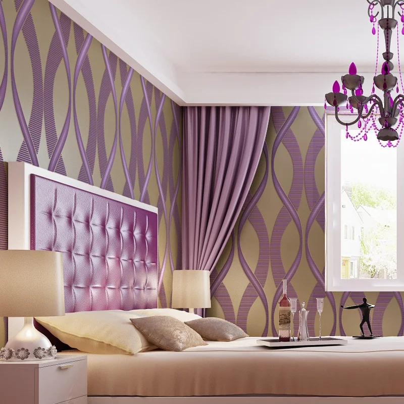 Короткие современные обои для стен 3 d нетканые 3d трехмерные обои|modern wallpaper for