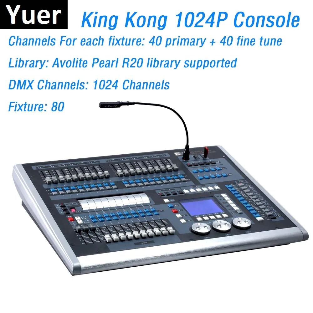 Dj осветительное оборудование King Kong 1024P DMX контроллер светодиодные движущиеся