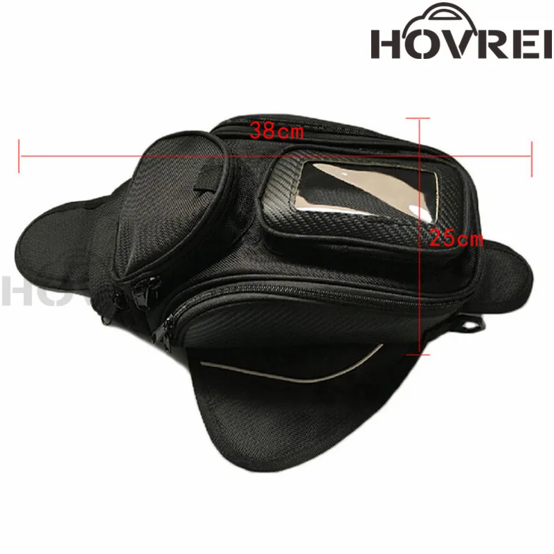 black new Motorcycle tank bag motorbike oil fuel Magnetic Oil Fuel Tank Bike saddle motorcycle | Автомобили и мотоциклы