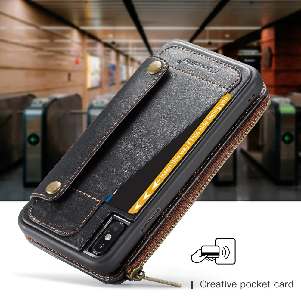Кошелек клатч из искусственной кожи чехол Me бренд Rfid кошелек мужской сотовый телефон сумка чехол для телефона 2 в 1 для iPhone 6 6S 7 8 Plus X Xs XR Xs Max