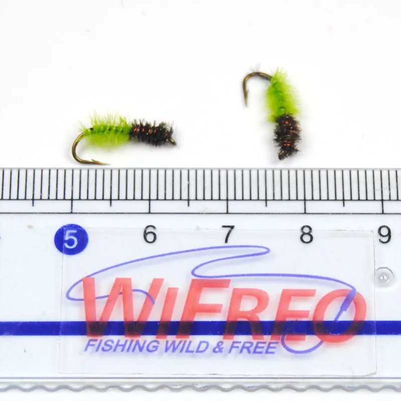 

10pcs #10 Green Nymph Flies Trout Fly Fishing Fly