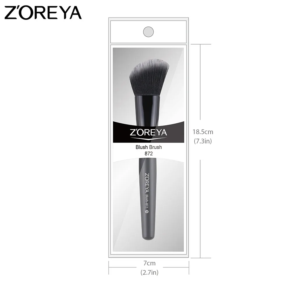 ZOREYA, 1 шт., кисть для румян, Классическая, черная, Кисть для макияжа, для лица, красота, как основной инструмент для макияжа,, новое поступление