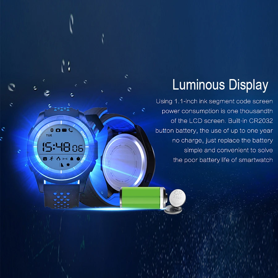 Scomas F3 Bluetooth Умные часы для Для мужчин Водонепроницаемый шагомер Фитнес трекер