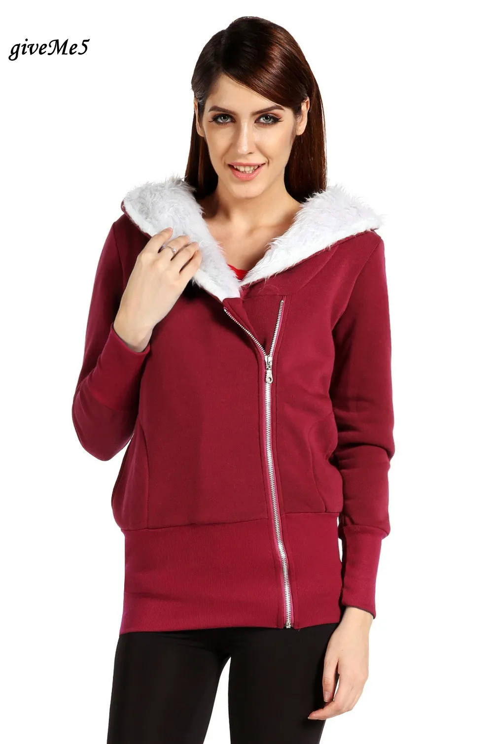 Новинка 2017 черный серый цвет толстовки на молнии теплый зимний флисовый