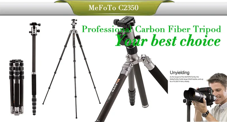 Benro iF28+ штатив алюминиевый Портативный Reflexed iFoto штативы монопод для камеры Сумка для переноски Максимальная загрузка 14 кг DHL