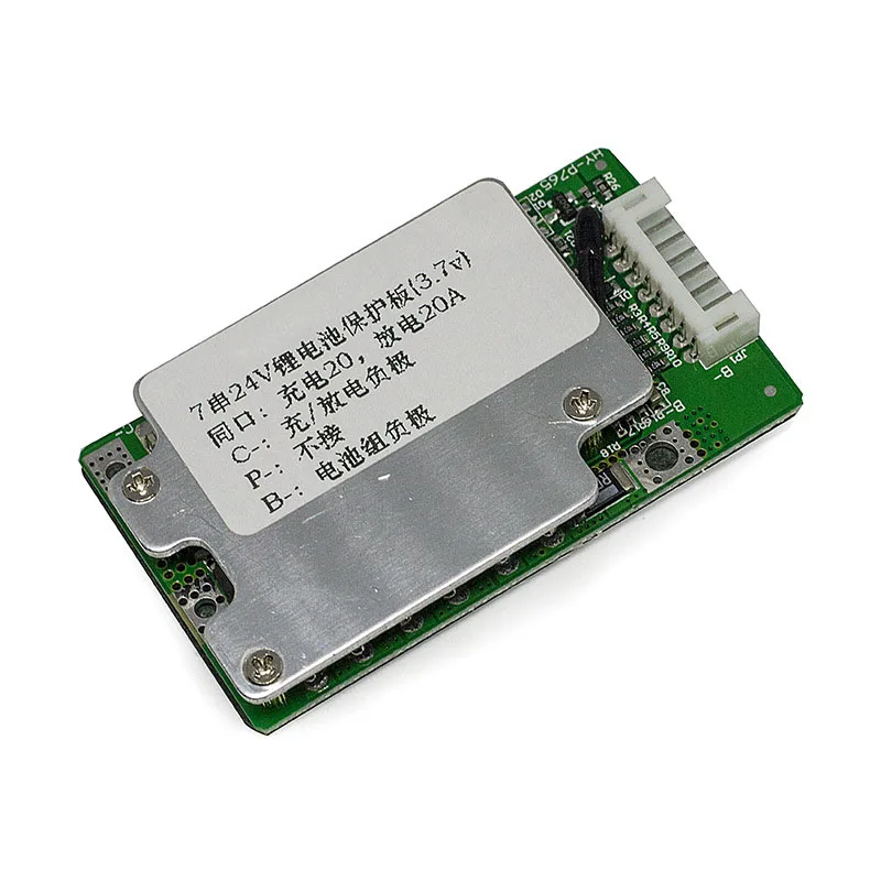 BMS 24V 7S String 20A Защитная плата баланс радиатора для 18650 балансировки литий-ионная аккумуляторная батарея