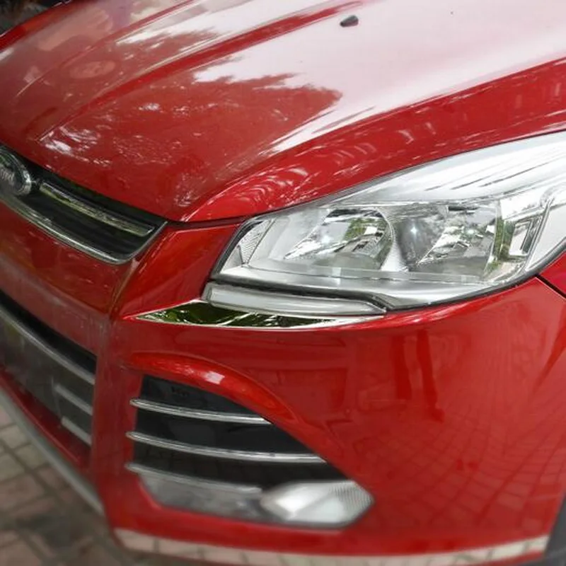 Tonlinker внешняя фара брови чехол наклейки для FORD KUGA 2013 16 Стайлинг автомобиля 2 шт.